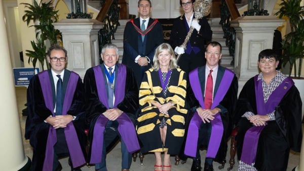 Newly conferred honorary fellows pictured with President, CEO and Keeper of Collections